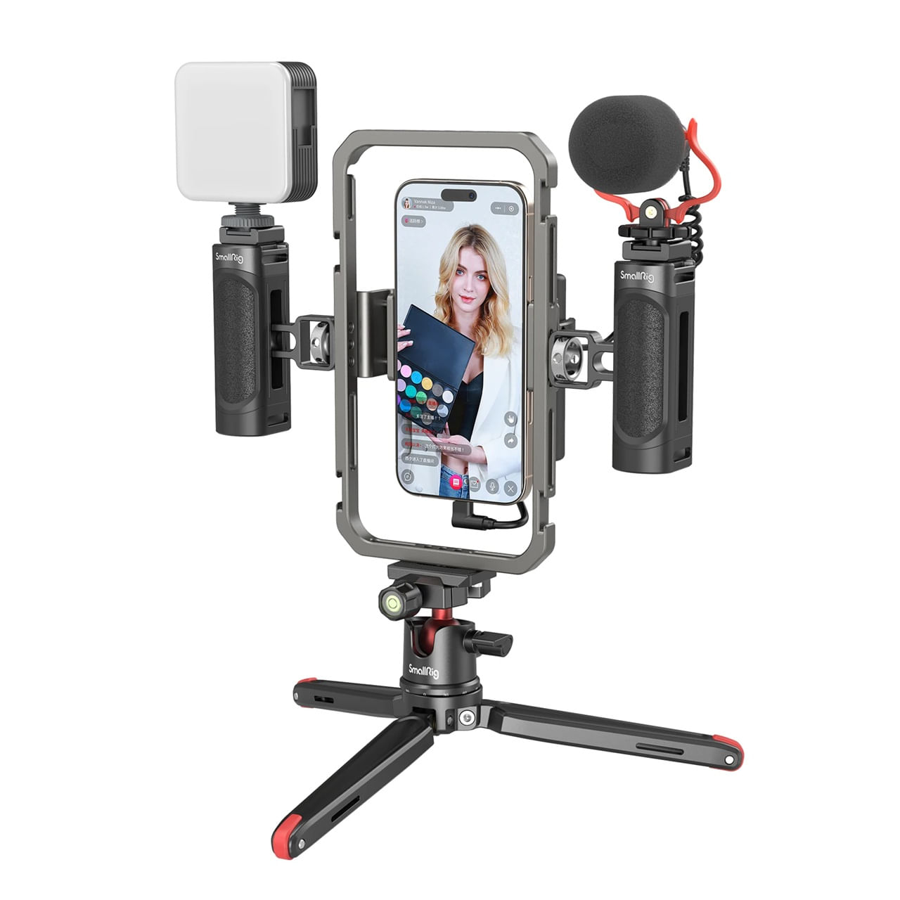 Telephony SmallRig 3384D Kit Video pentru Smartphone cu Sistem Audio si Lumini